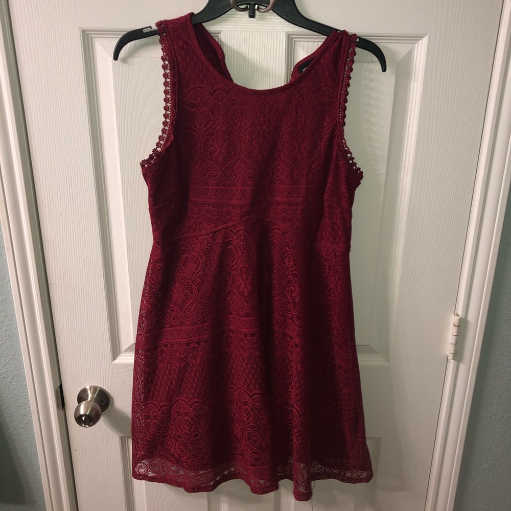 My Michelle Burgundy dress